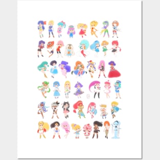 Chibi Ladies Posters and Art